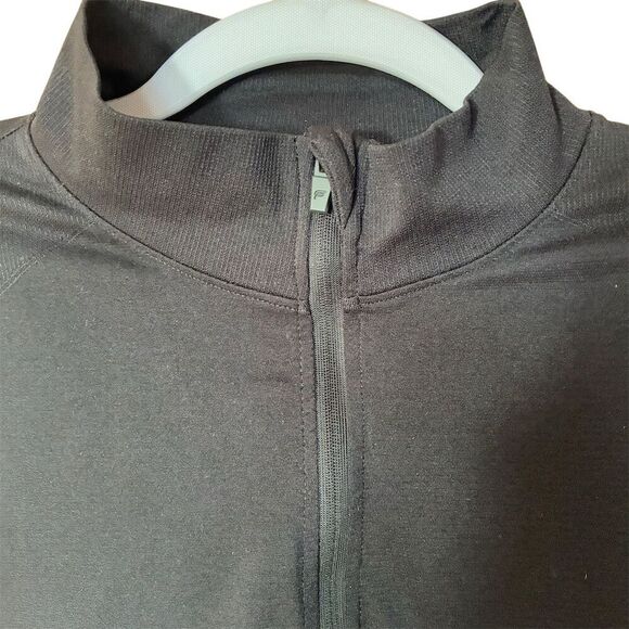 Fabletics Women's Black Long Sleeve Quarter-Zip Pullover Size L - Picture 2 of 6